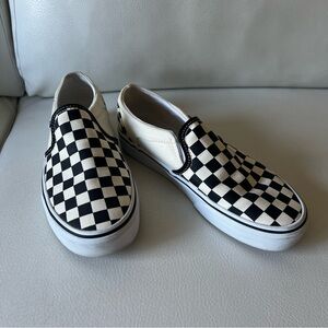 Vans checkered slip on sneakers